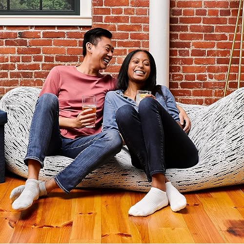 Miniatura 4 de Yogibo Luxe Max - Puf de 6 pies, puff con una funda exterior lavable de lujo de lujo, acogedor sofá favorito del cliente para jugar, leer y