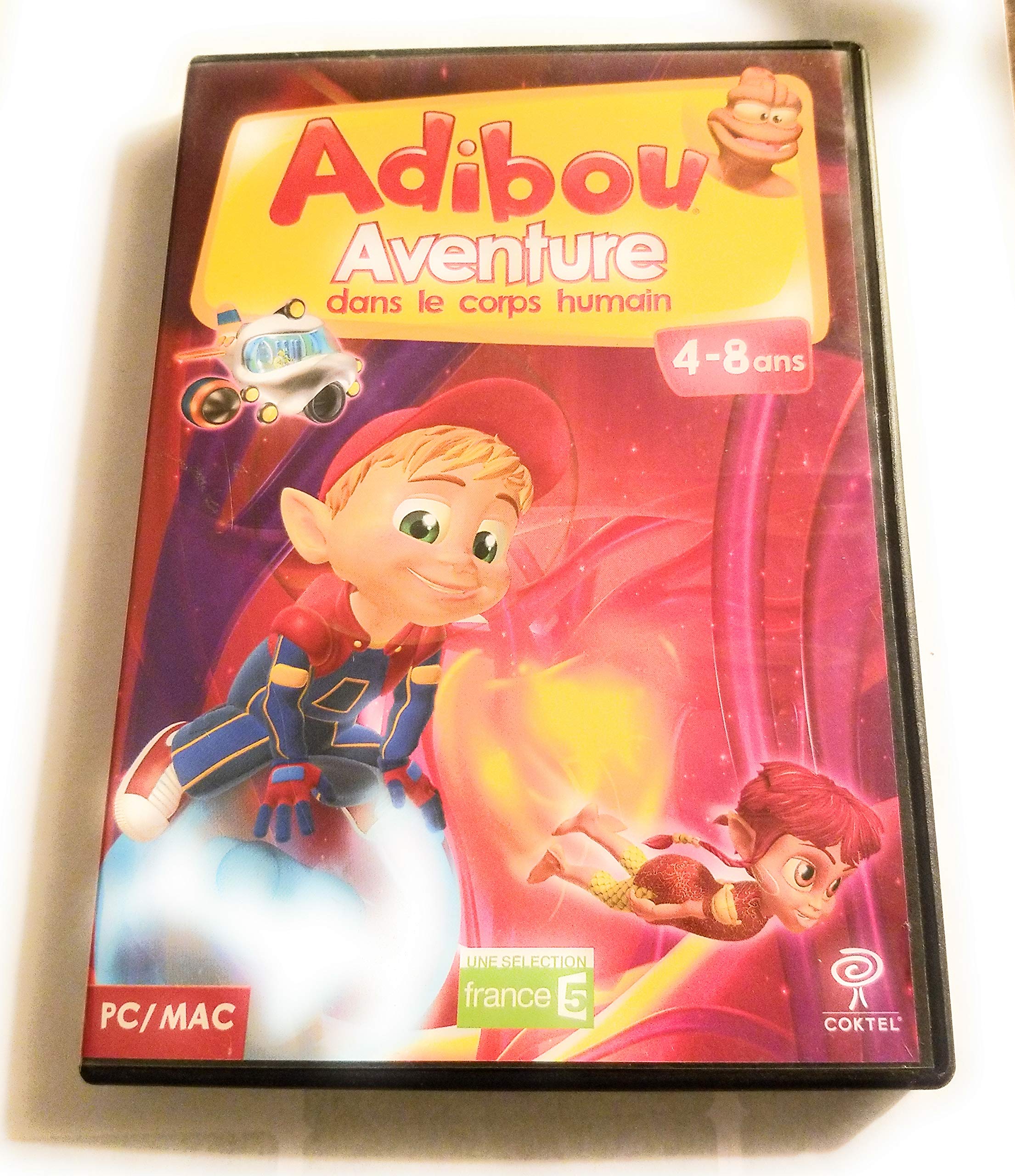 Adibou aventure dans le corps humain PC Mac 4 8 ans [video game]