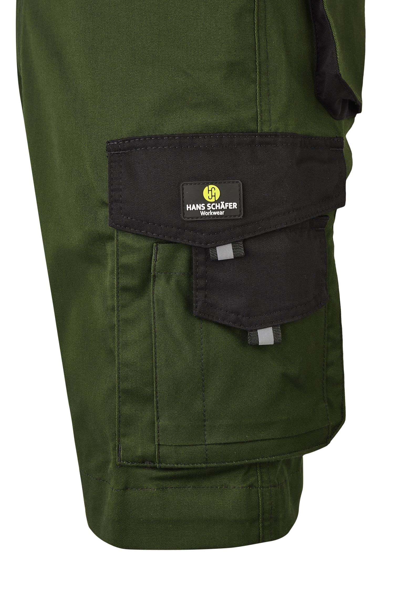 HSW Professional – Kurze Arbeitshose für Herren – Arbeitsshorts/Herren-Shorts/Bermudas mit Werkzeugtaschen – Hochwertige und strapazierfähige Arbeitsbekleidung für den Sommer