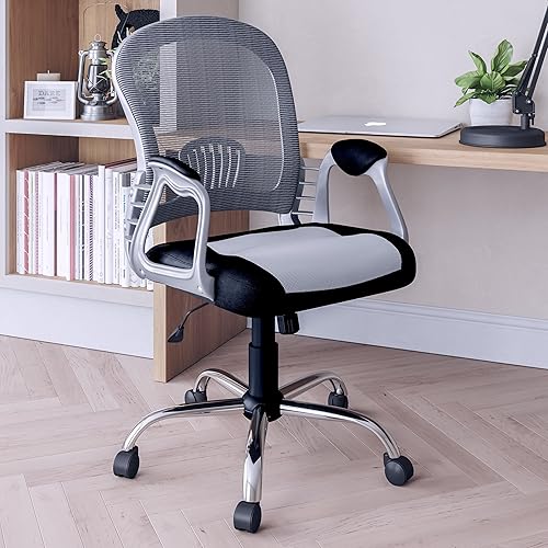 Miniatura 2 de CorLiving Silla de oficina Workspace, negrogris