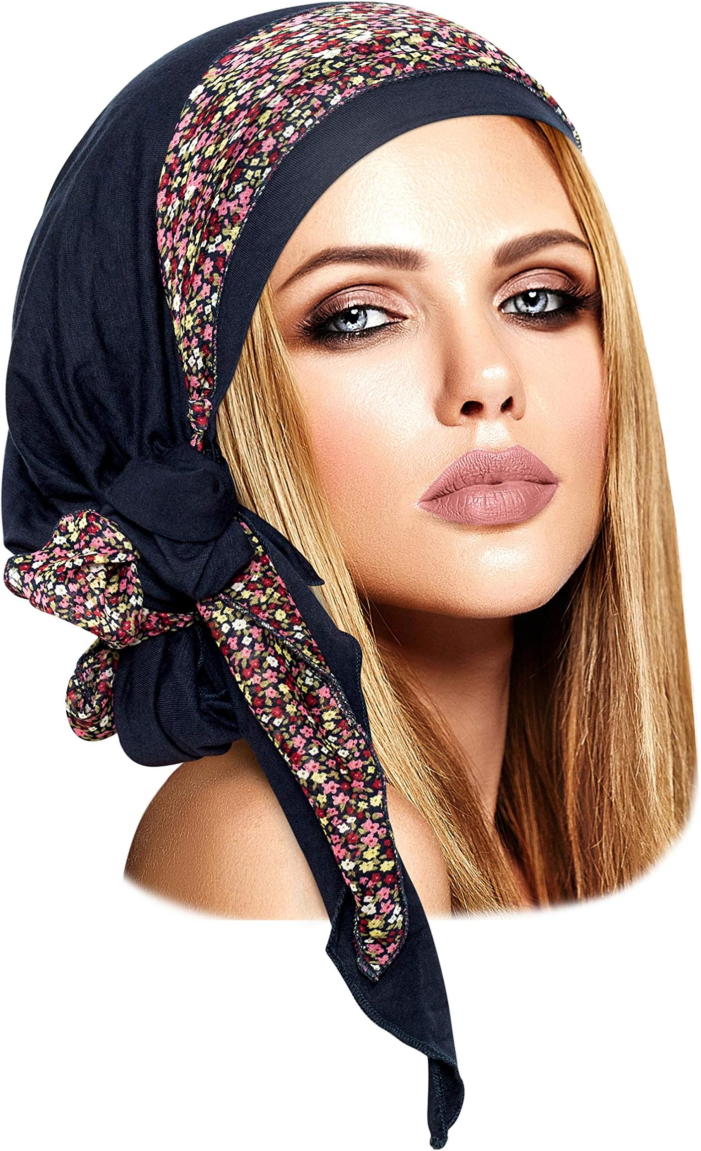 ShariRoseBoho Chic Headscarf Tichel Headwear for Women Embellished with Versatile wrap Handmade