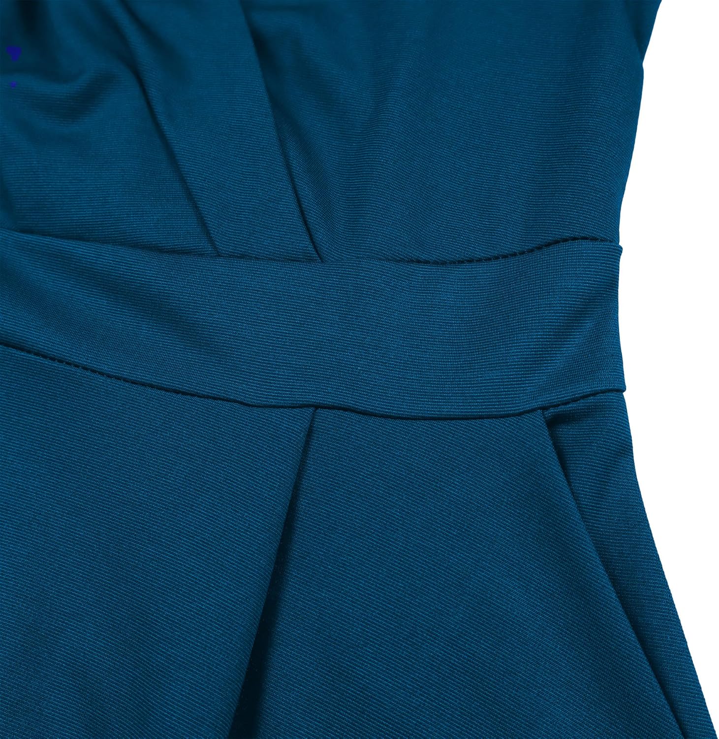 Elainone Women’s 3/4 Sleeve Flared A Line Dress Wedding Guest Casual Semi Formal Office Lady Dresses with Belt - Image 6