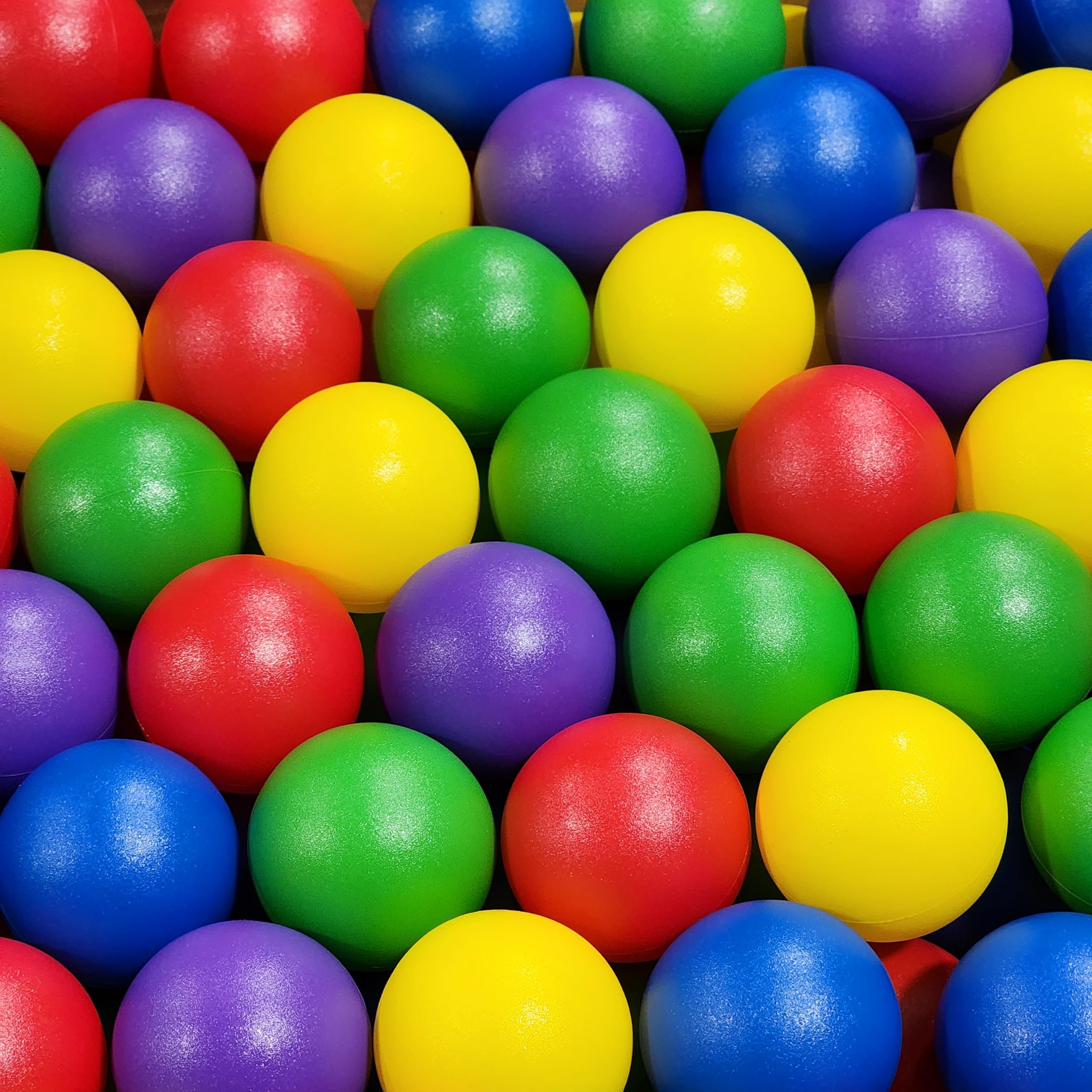 Indigo Ball Co 3" Textured Finish Commercial Grade Purple Ball Pit Balls (Pack of 200)