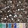 Skyflame High Luster 10-Pound Fire Glass for Fire Pit Fireplace Landscaping, 12-Inch Bronze Reflective Reflective