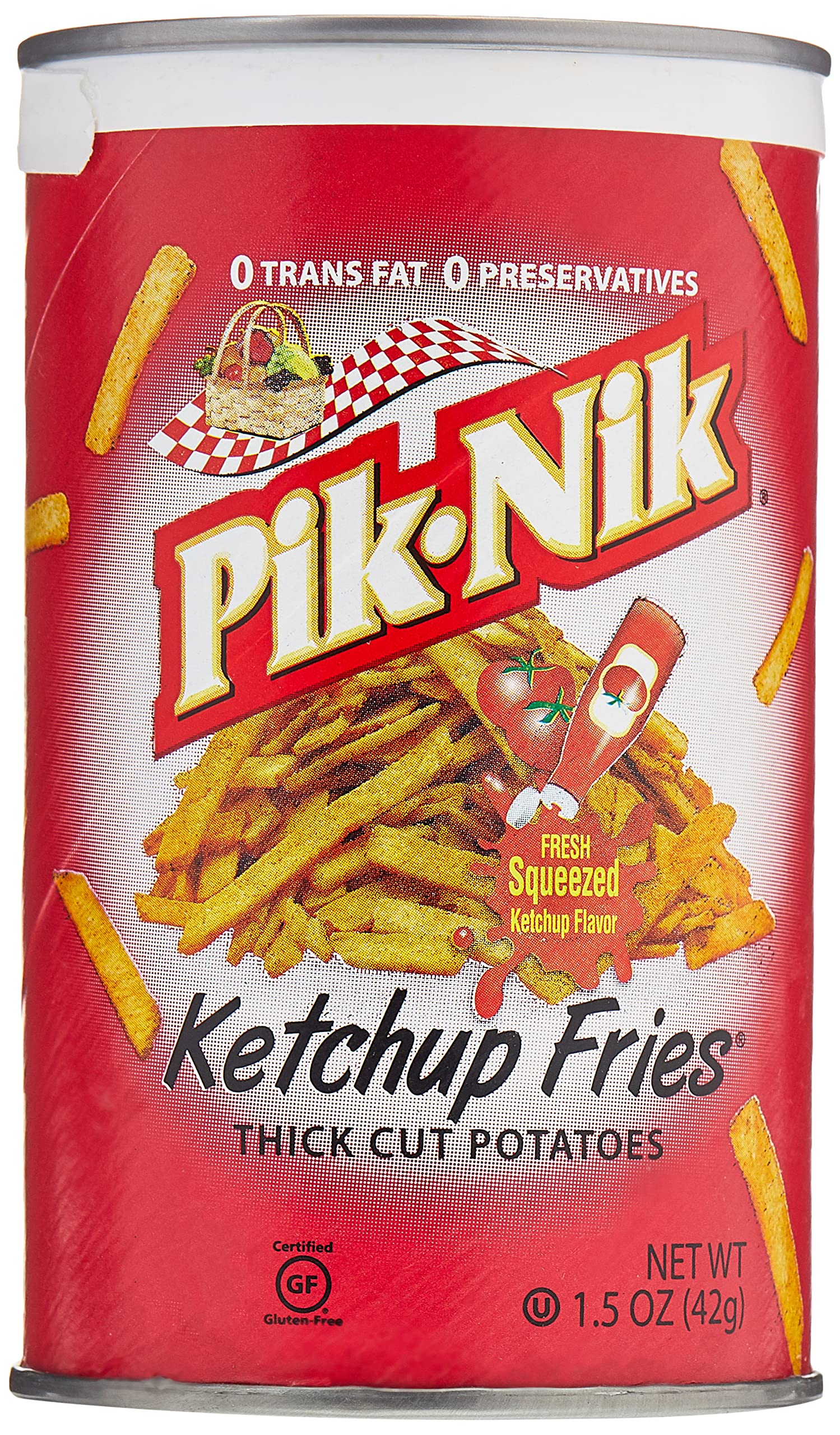 Pik-Nik Ketchup Shoestring Potato Stick Chips 42G (1.5Oz)