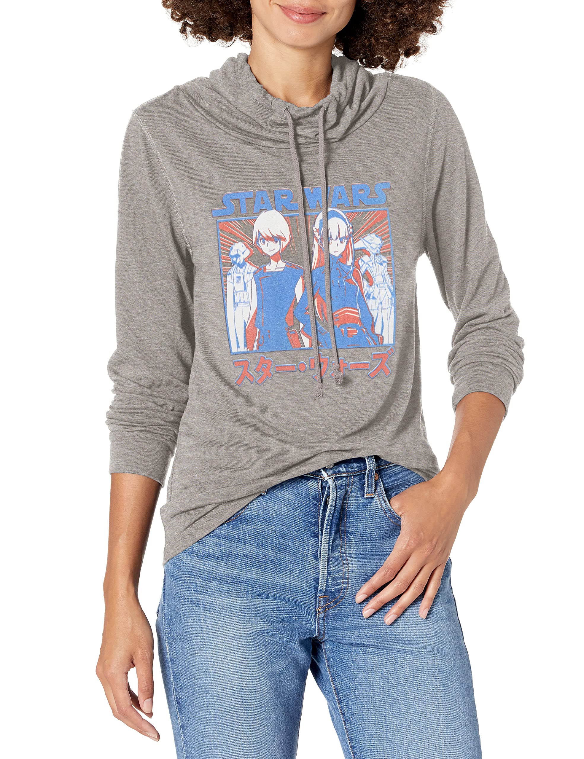 Camiseta de mujer Star Wars Twins anime para expresar tu identidad geek con orgullo 3