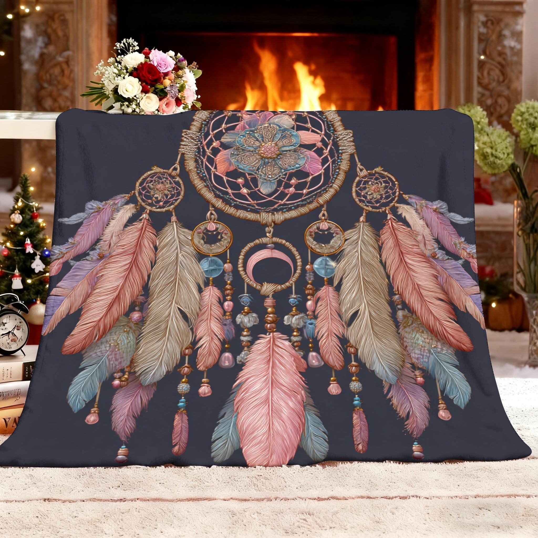 Cadeau plaids attrape-rêves couverture sieste legere enfant
