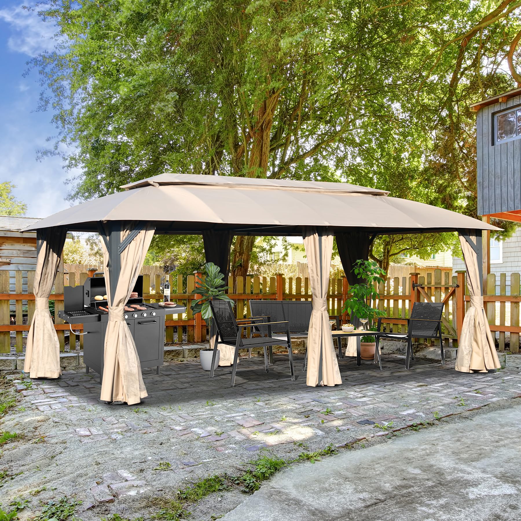Domi Gazebo 10x20FT