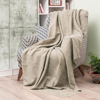 LATUDA CONCEPT - Sofa Cover Chenille Jacquard Pattern Non-Slip Sofa Bed Cover and Sofa Shawl 175x215
