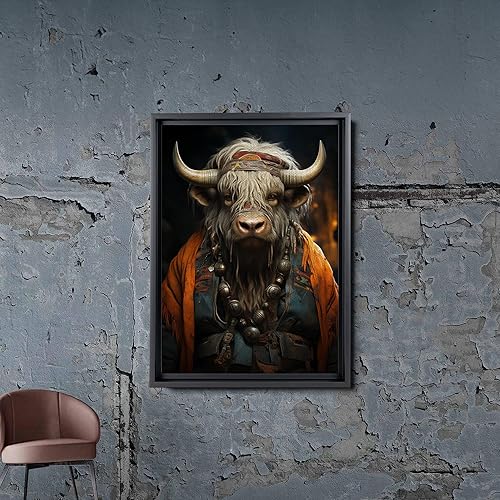 Miniatura 2 de printable wall art, aesthetic room decor, fireplace mantel art, nursery wall decor, yak printing art, yak