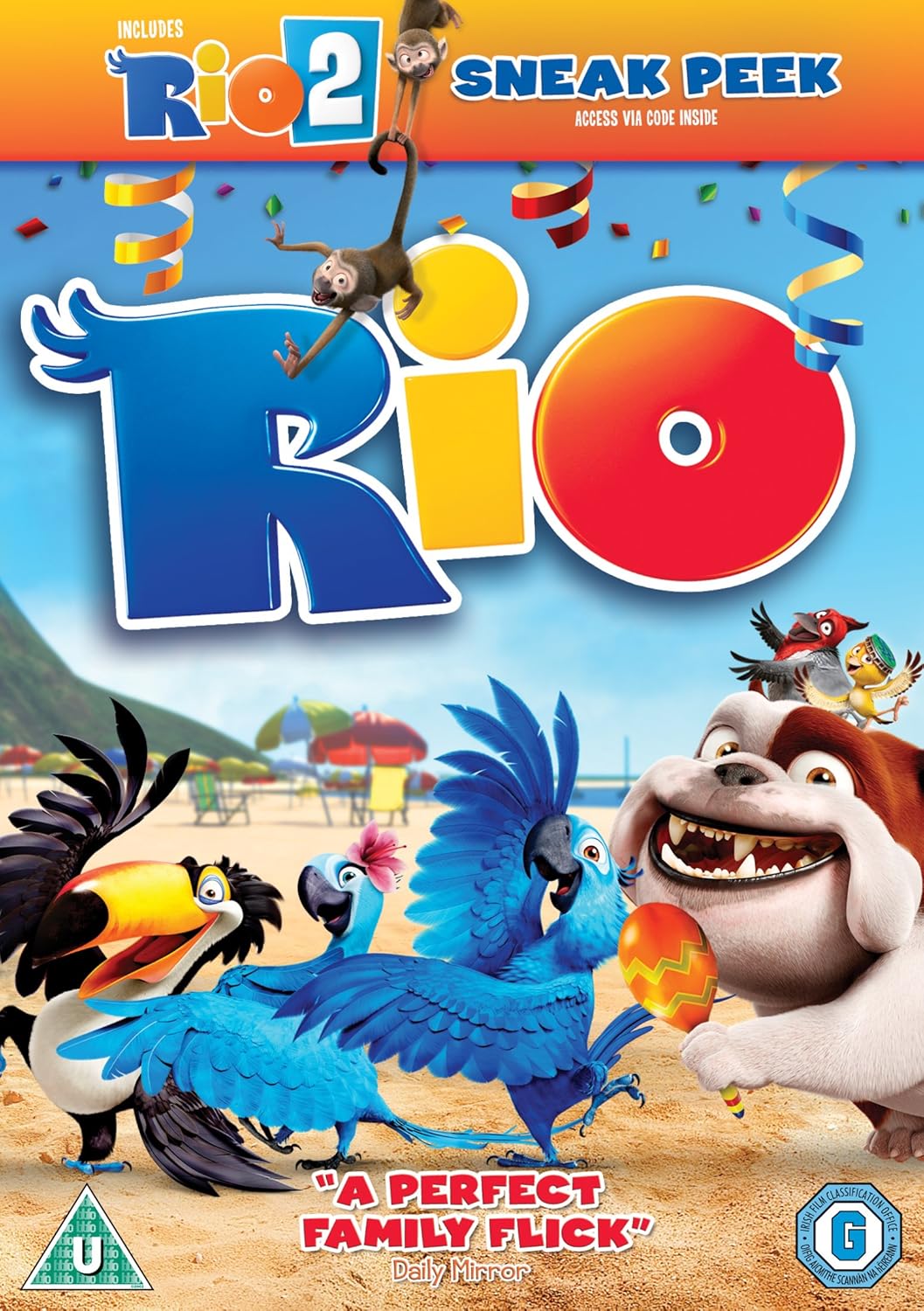 Rio (with Rio 2 sneak peek) [DVD]: Amazon.co.uk: Renato Falcão, Carlos ...