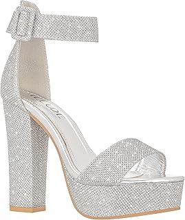 Women's High Heel Platform Sandals Ankle Strap Chunky Heel Sexy Party Heeled Sandals – Darling