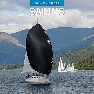 Red Robin 2026 Sailing Monthly Wall Calendar | 12" x 24" Open | Premium Thick & Sturdy Paper | Hangable 12 Month Calendar | Lined Notes & To Do Area | Vivid Images | Plastic Free