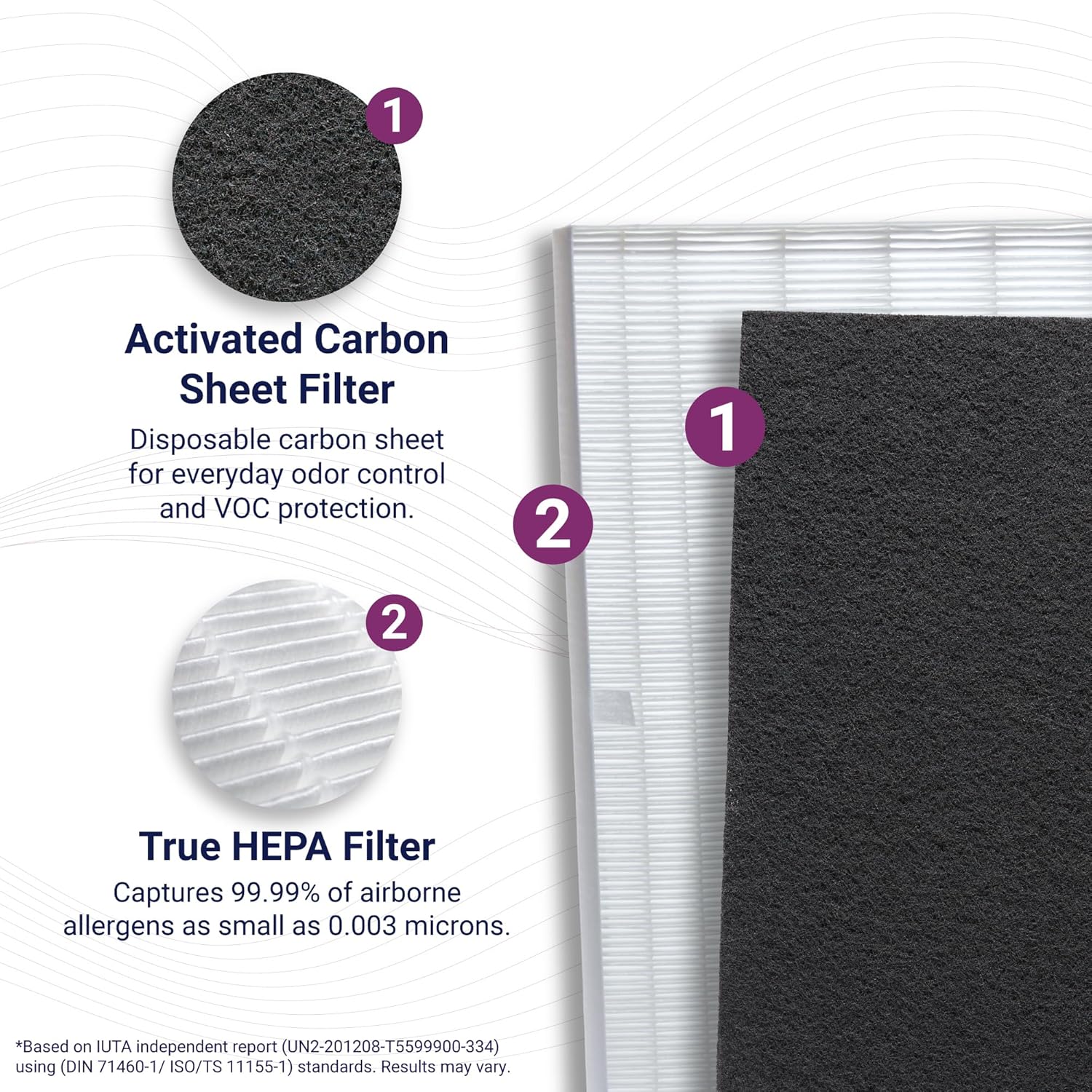 Winix Genuine Replacement Filter S (Model1712-0096-00) for Winix C545 Air Purifier