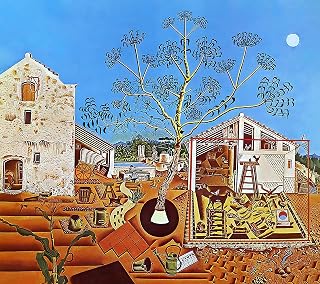 Home Comforts Joan - Miro - The - Farm - 1 - Vivid Imagery Laminated Poster Print - 20 Inch by 30 Inch Laminated Poster With Bright Colors