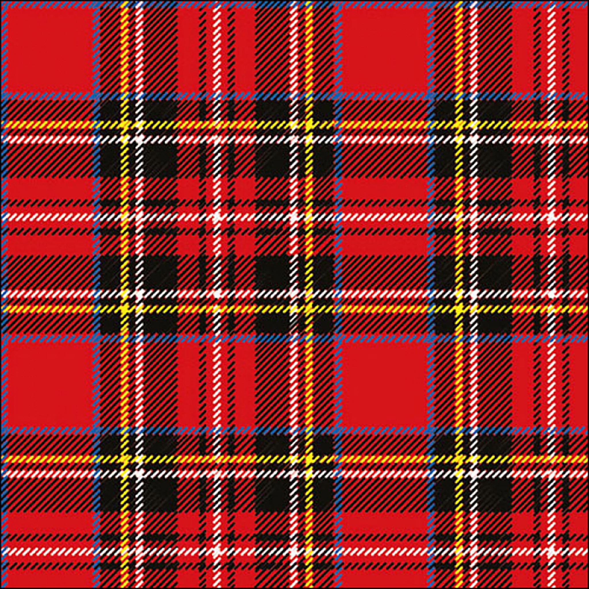 Ambiente 3 Ply Paper Napkins Scottish Red Tartan