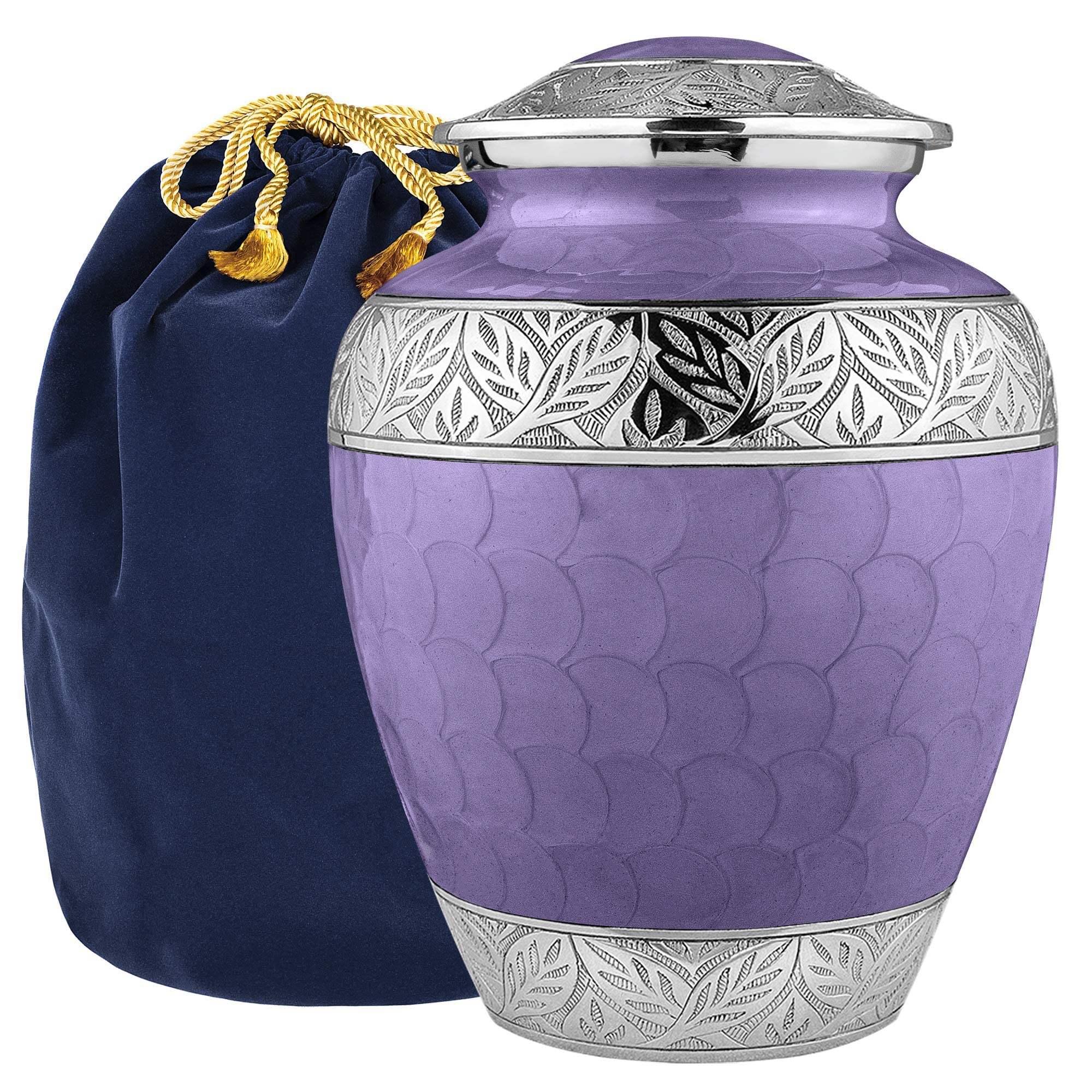 Trupoint Memorials Cremation Urns for Adult - Handcrafted Cremation Urn, Large Burial Urns for Ashes Adult Male - Urns for Human Ashes Adult Female, Funeral Decorative Urns - Urn Up to 200 LBS