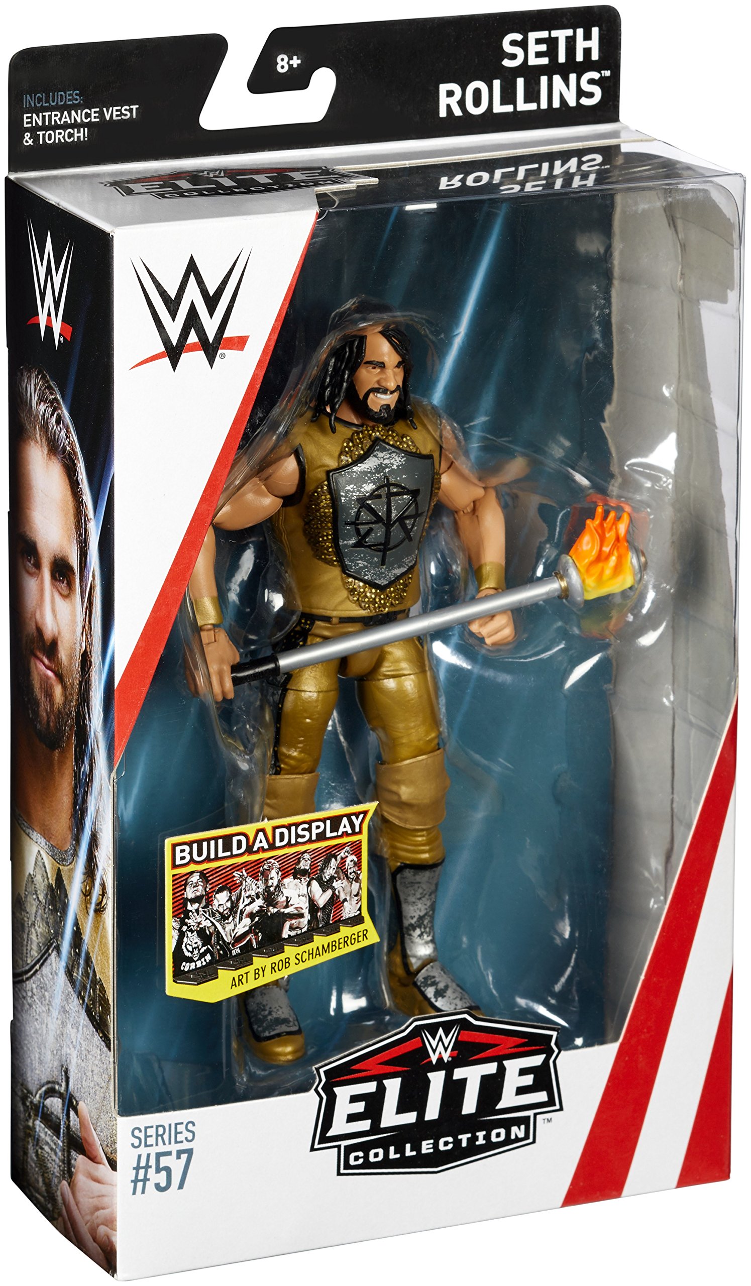 Amazon.com: WWE Seth Rollins Elite Collection Action Figure : Toys