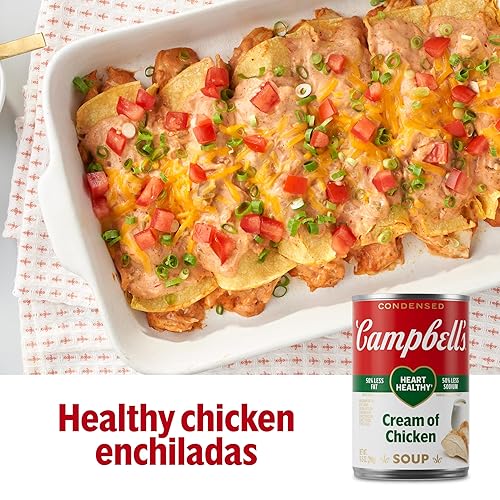 Miniatura 3 de Campbells Crema condensada de pollo saludable Solicitud de sopa de pollo lata de 105 onzas paquete de 12 el embalaje puede variar