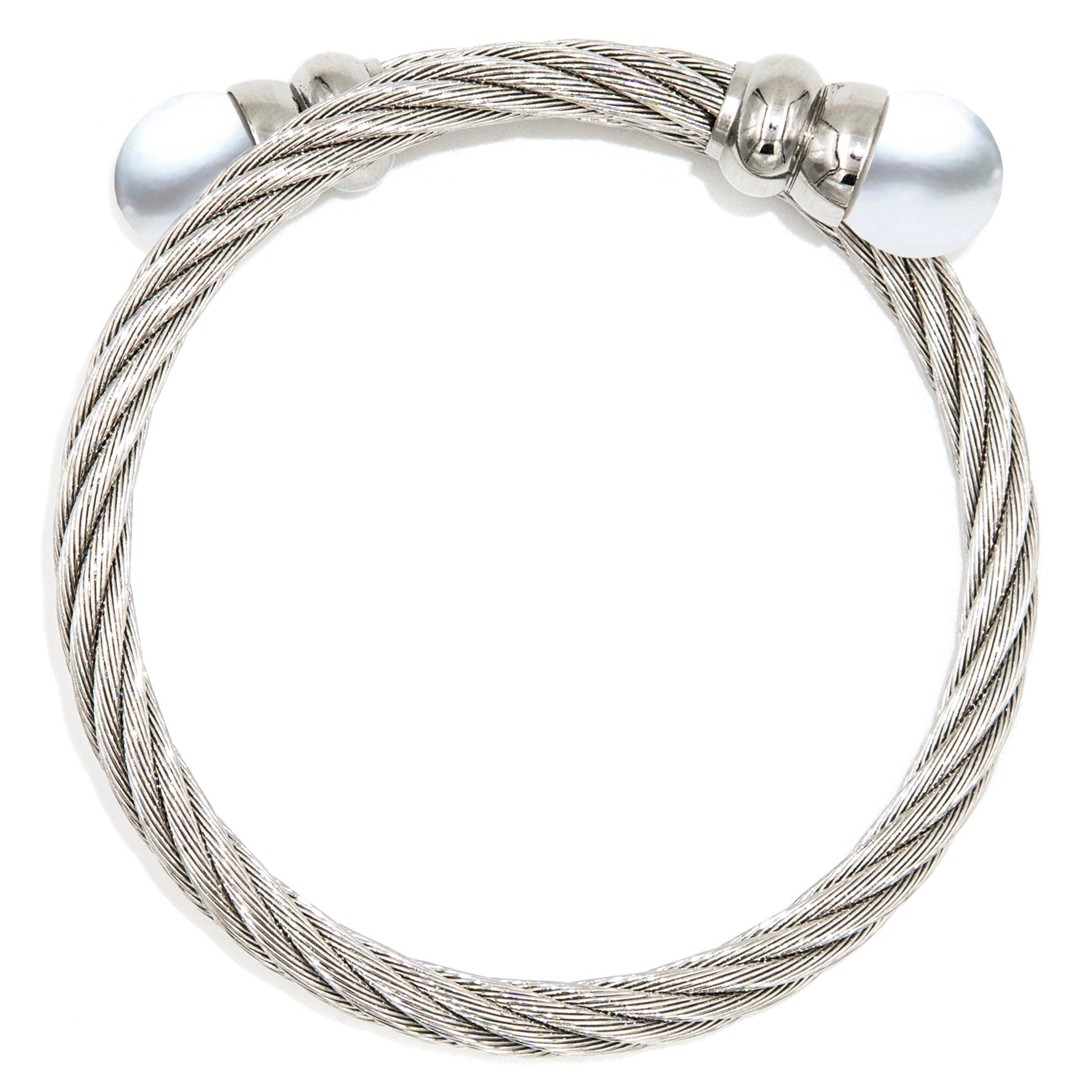Bracciale agata nera sfacc. 6mm, perle coltivate - Marakò Gioiello Italiano - Gioielli in pietre