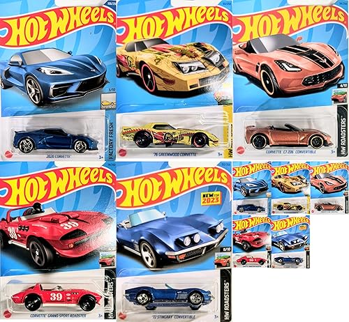Hot Wheels Corvette 5 - Juego de coches versión 1