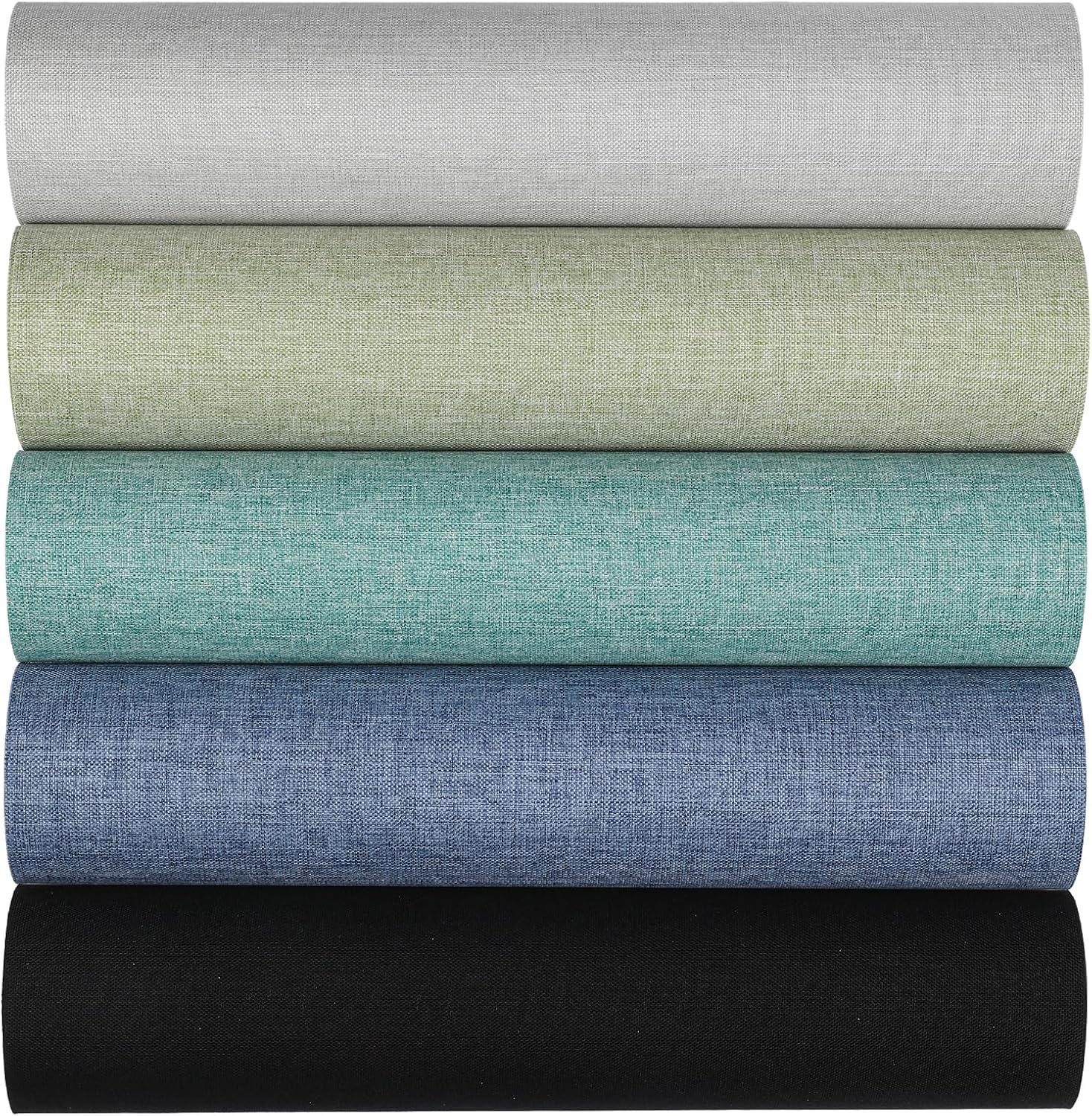 10 Pack Book Cloth,10x14 Inches, 5 Colors Book Binding Cloth for Book Repair, Fabric Surface and Paper Backed for Book Covering & Bookbinding Supplies (Color D)