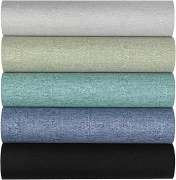 10 Pack Book Cloth,10x14 Inches, 5 Colors Book Binding Cloth for Book Repair, Fabric Surface and Paper Backed for Book Covering & Bookbinding Supplies Color B