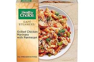 Cafe Steamers Grilled Chicken Marinara with Parmesan, Ready-to-Heat Healthy Choice Meal