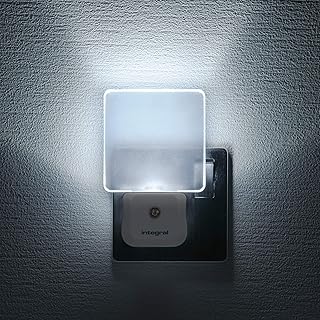 Integral LED, Plug in Walls with Dusk to Dawn Photocell, Auto Sensor Night Lighting for Hallways, Stairs, Bedrooms, Landin...