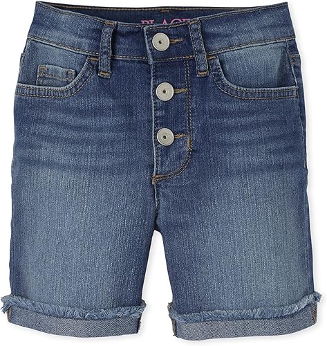 Pantalones cortos midi de mezclilla