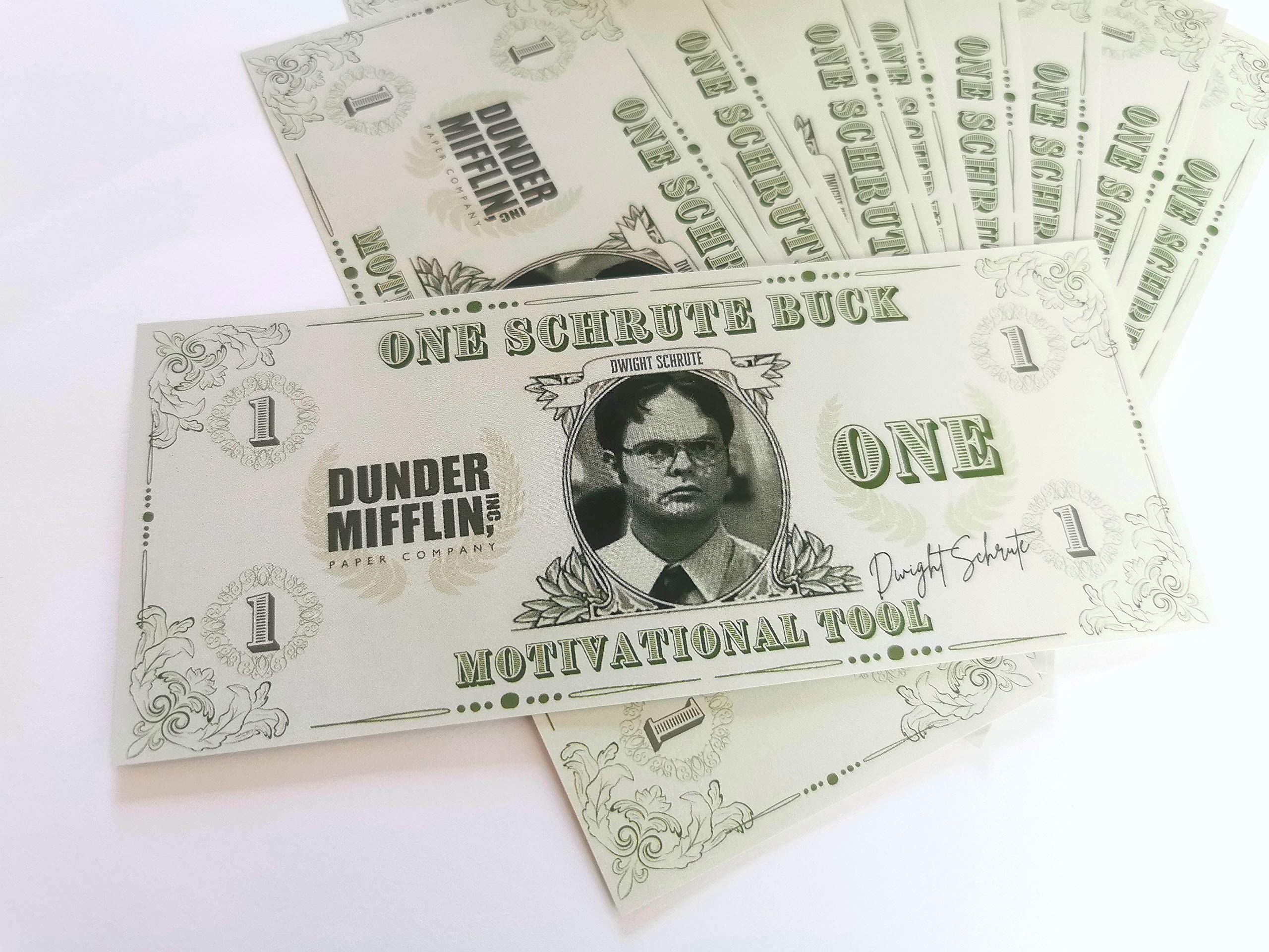 Buy 10 x Schrute Bucks - Dwight Schrute - Gag Gift - Birthday Card ...