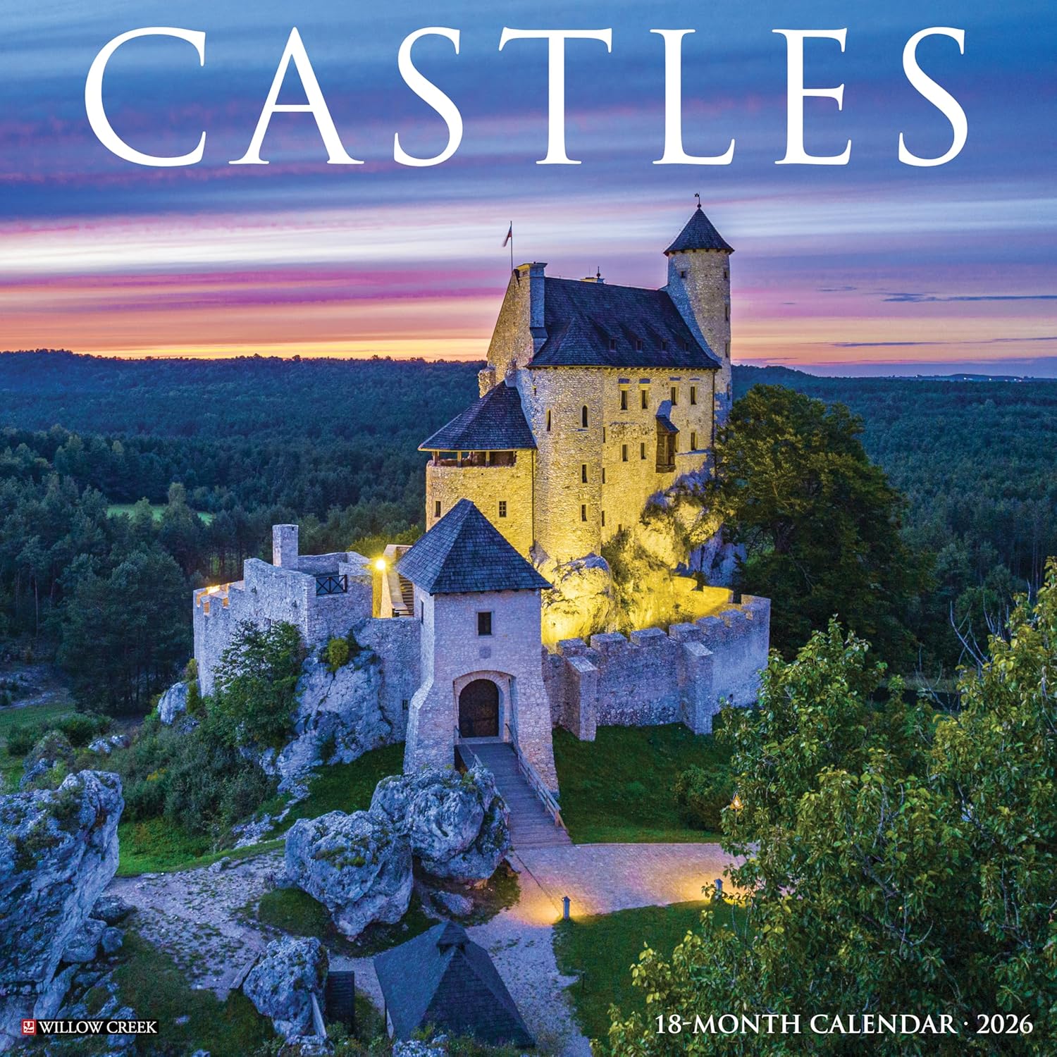 Amazon Castles 2026 12 X 12 Wall Calendar Willow Creek Press Travel