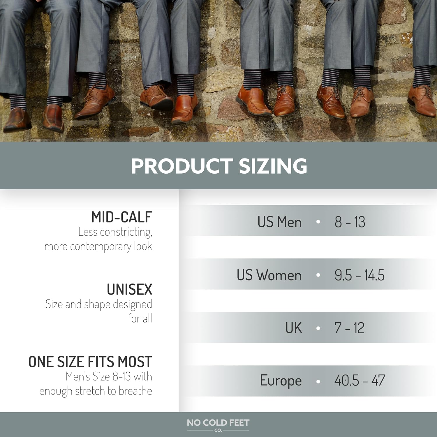 No Cold Feet Men’s Pink Dress Socks – Classic Soft Crew Dress Socks, All-Day Comfort for Work, Business or Weddings - Image 6