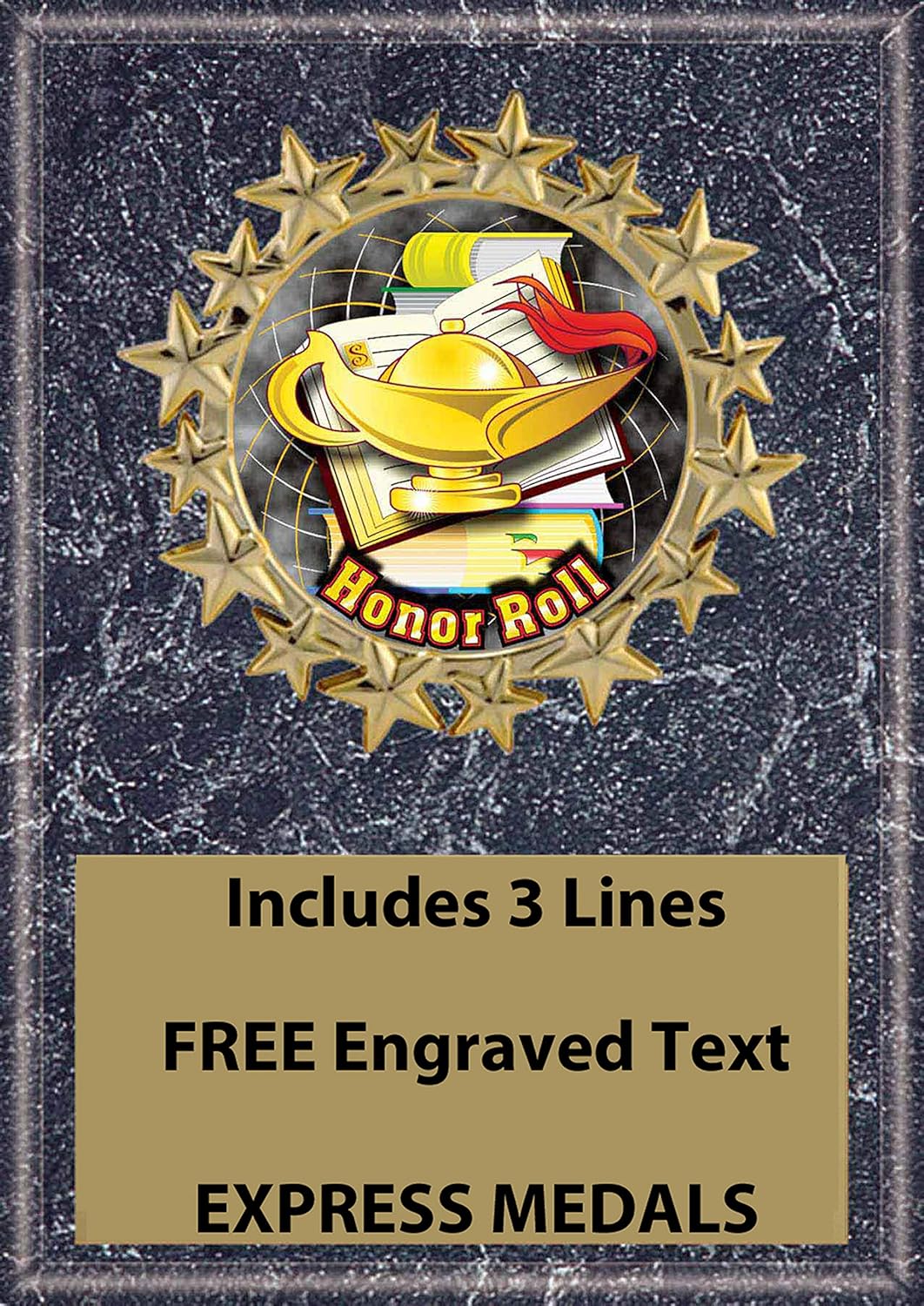 Express Medals Various Styles of Personalized Scholastic Award Plaques Trophy Prize Gift