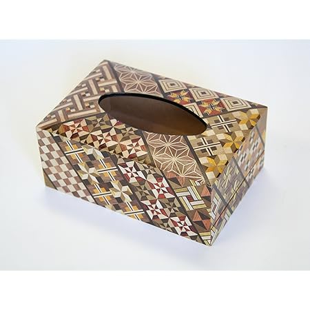 Amazon Co Jp 寄木細工 ミニティッシュケース 小寄木 ホーム キッチン
