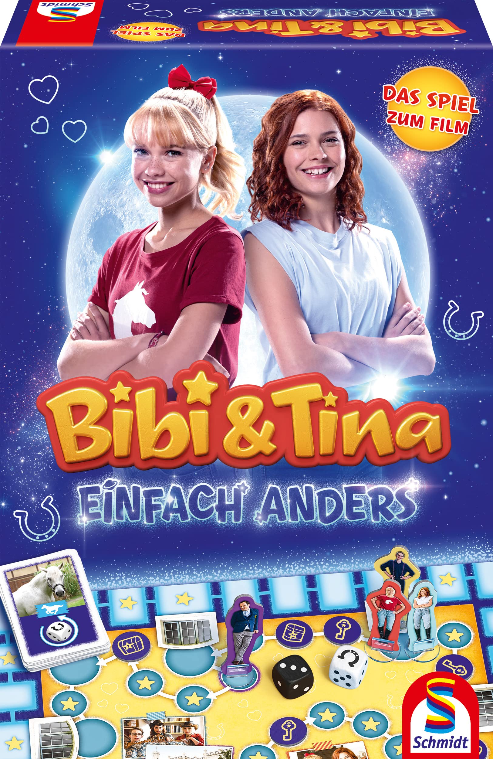Schmidt Spiele 51421 Bibi & Tina Friendship Book with Game in