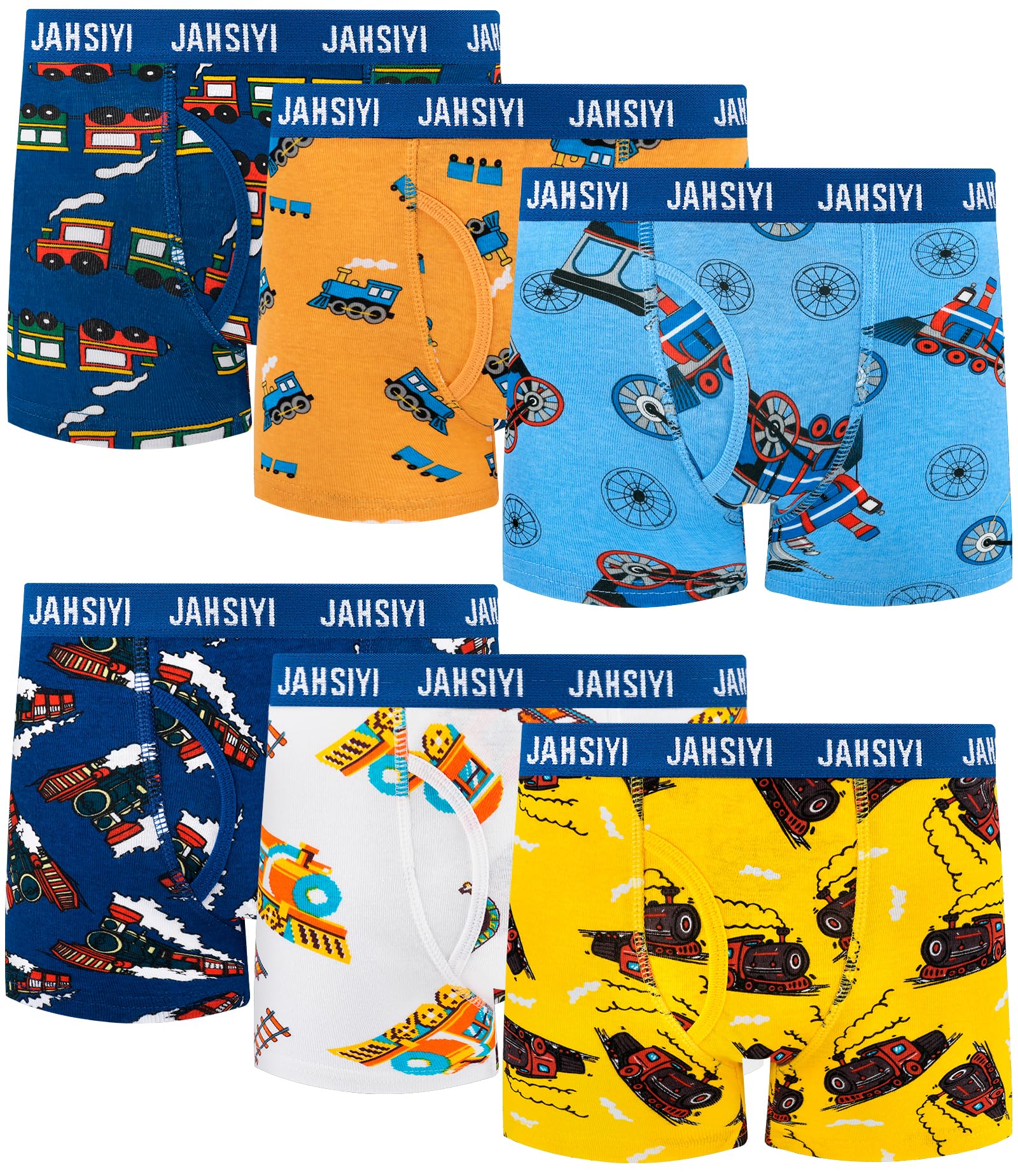 Boys 100% Cotton Soft Boxer Briefs Size 18M-12Yrs Tagless Underwear 6-Pack