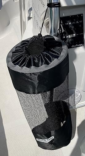 Miniatura 4 de Boat Trix - Bolsa de basura reutilizable, lavable, de malla y nailon y poliéster, varios tamaños y modelos (línea delgada, grande)