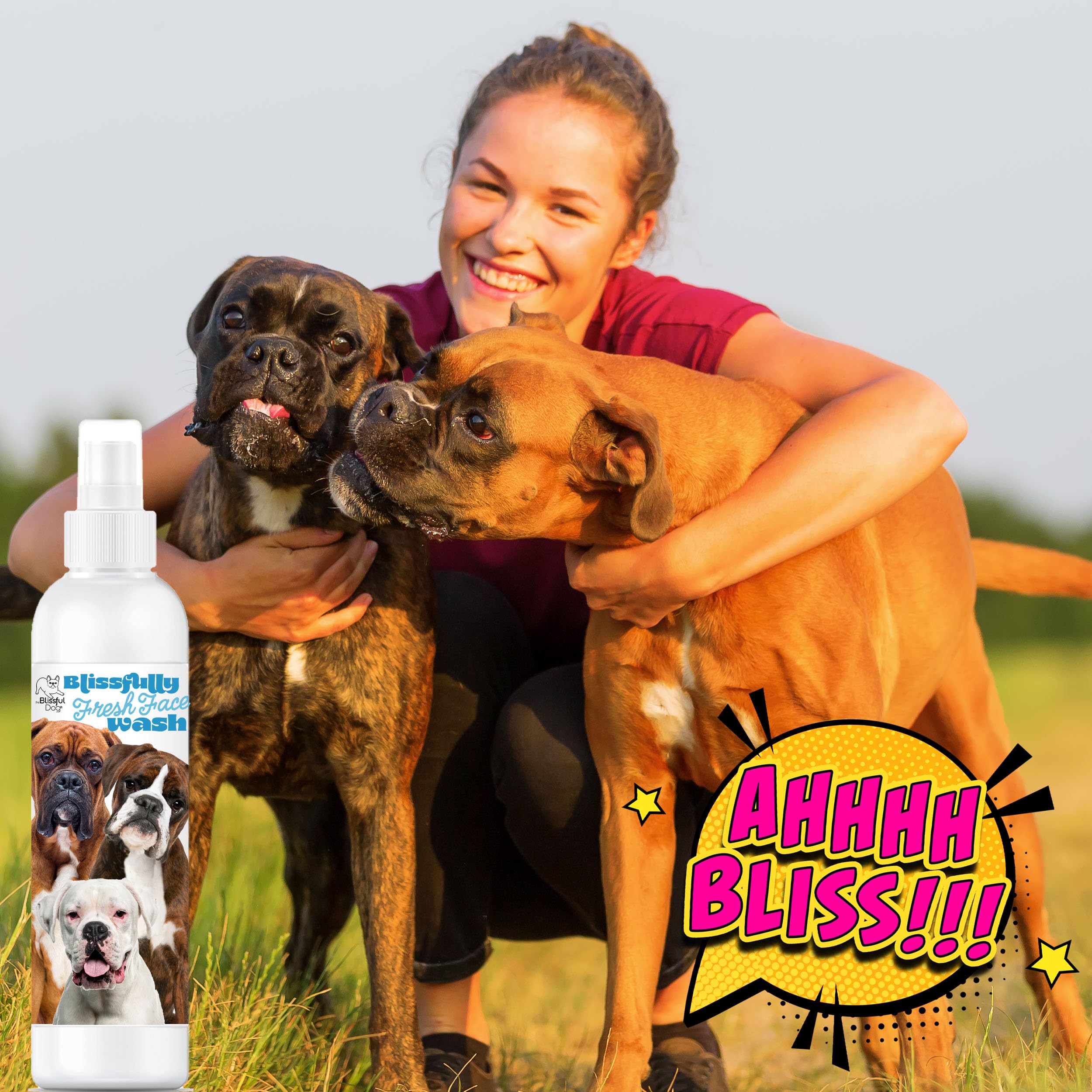 Amazon.com: The Blissful Dog Blissfully Fresh Face Wash - Cleans