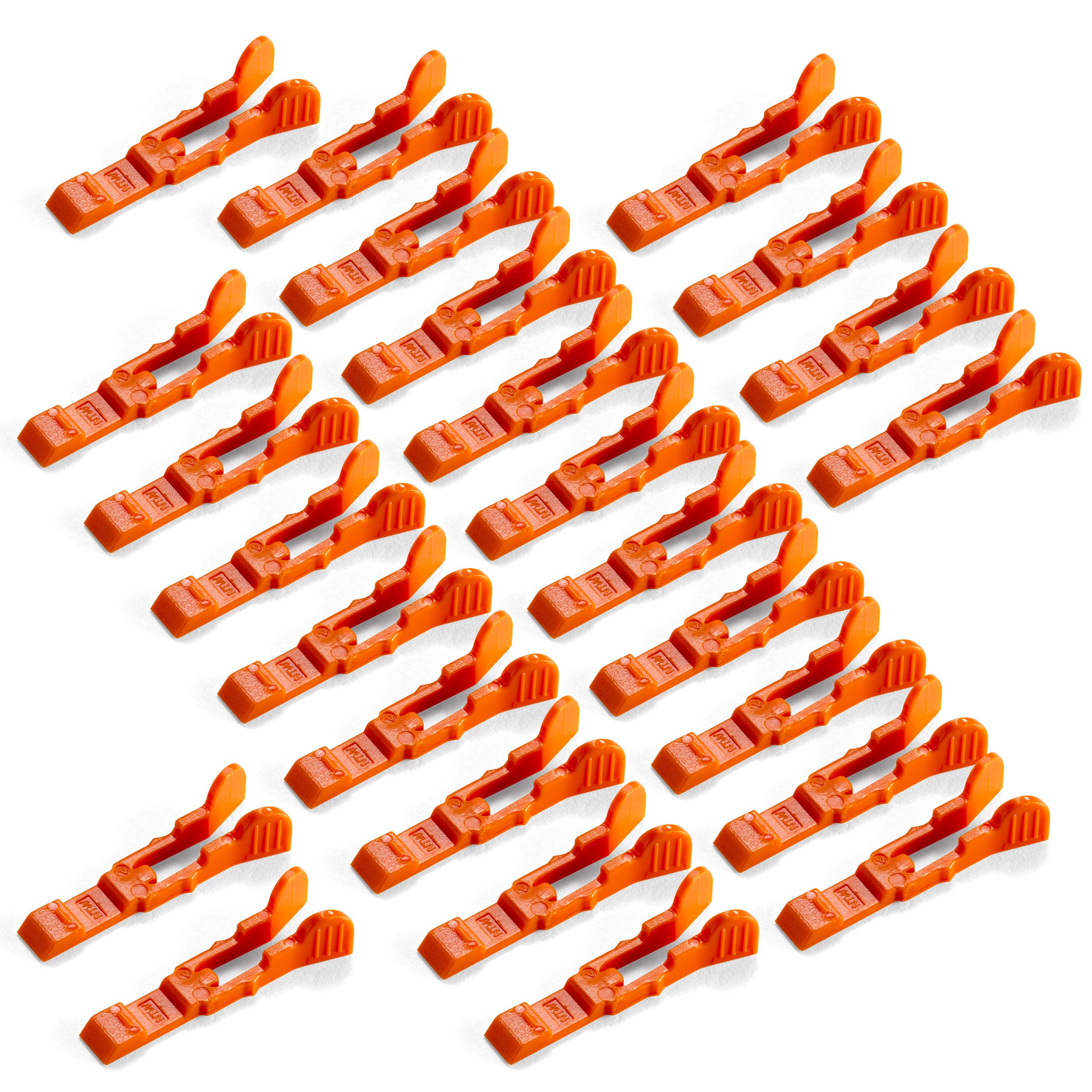 NTW RJ45 net-Lock™ Patch Cable key insert, Butterfly finger-release, Orange, 25pcs - NL-KL-OR-25