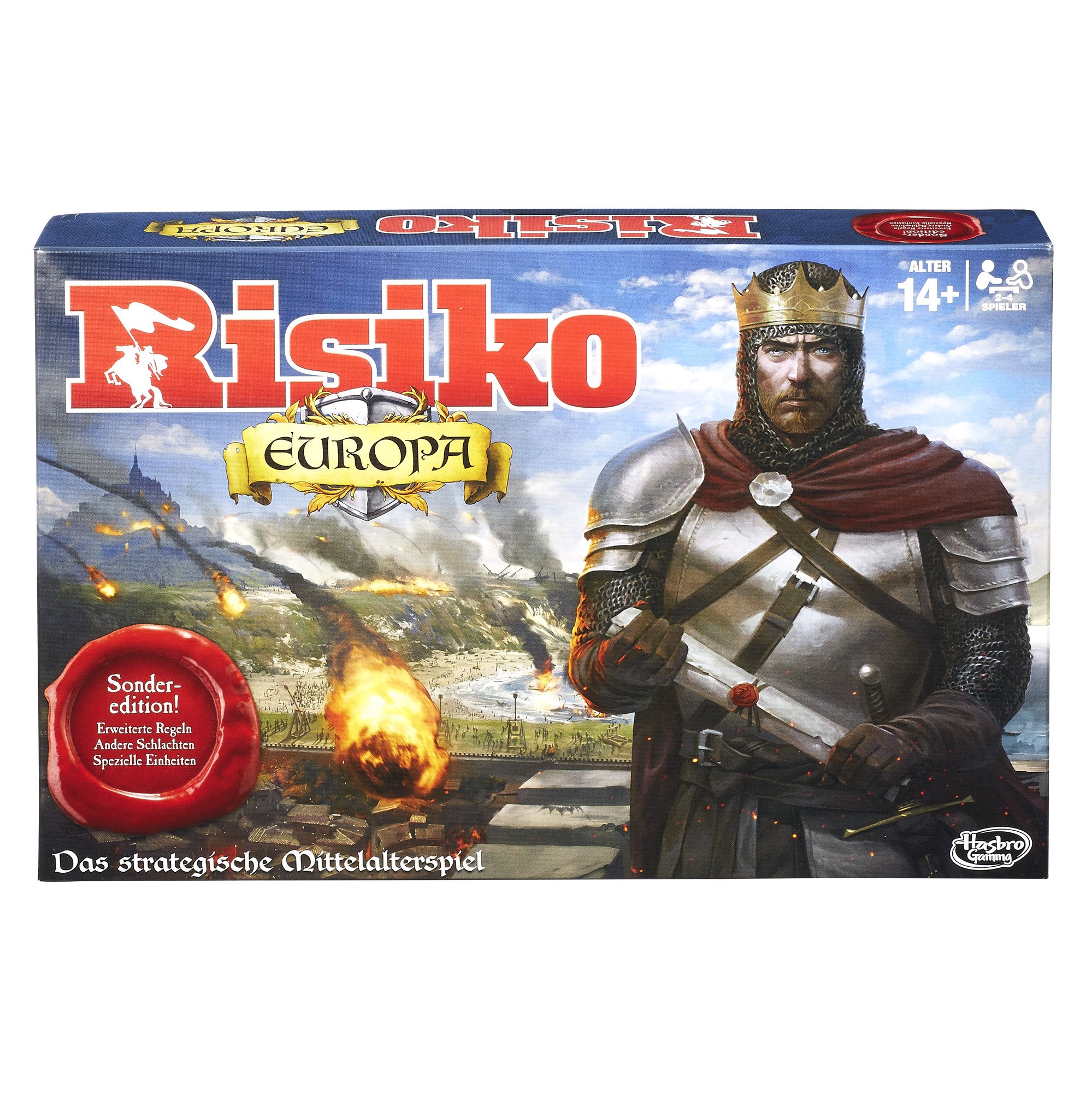 Hasbro Spiele B7409100 - Risiko Europa, Strategiespiel