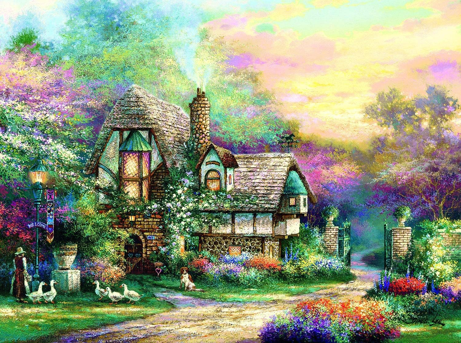 SUNSOUT INC - Weekend's Retreat - 1000 pc Jigsaw Puzzle by Artist: James Lee - Finished Size 20" x 27" - MPN# 18105