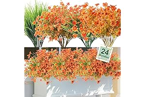 HOGADO Artificial Flowers for Outdoors