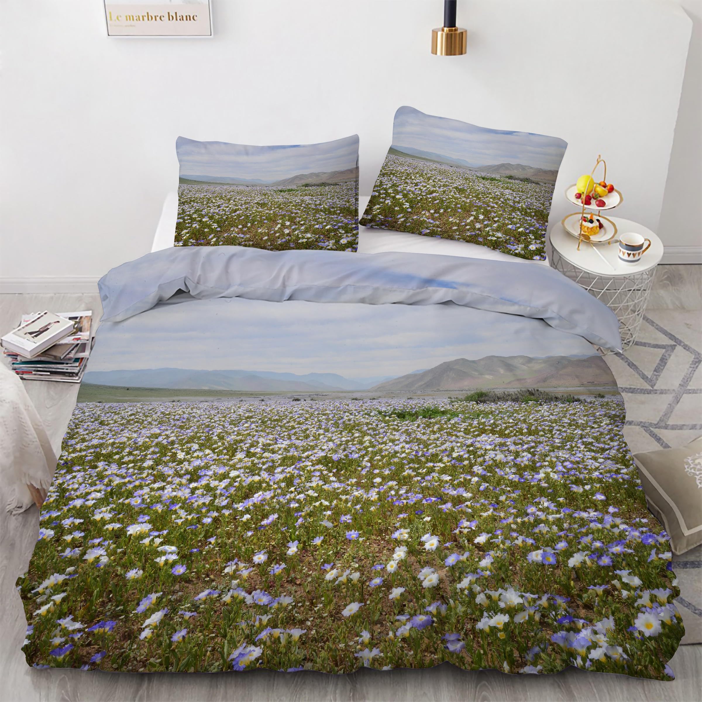 Housse de couette fleurs 240x260 pour instaurer une ambiance nature