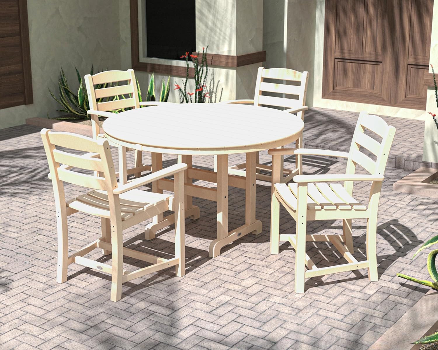 POLYWOOD® La Casa Café Dining Set, Sand