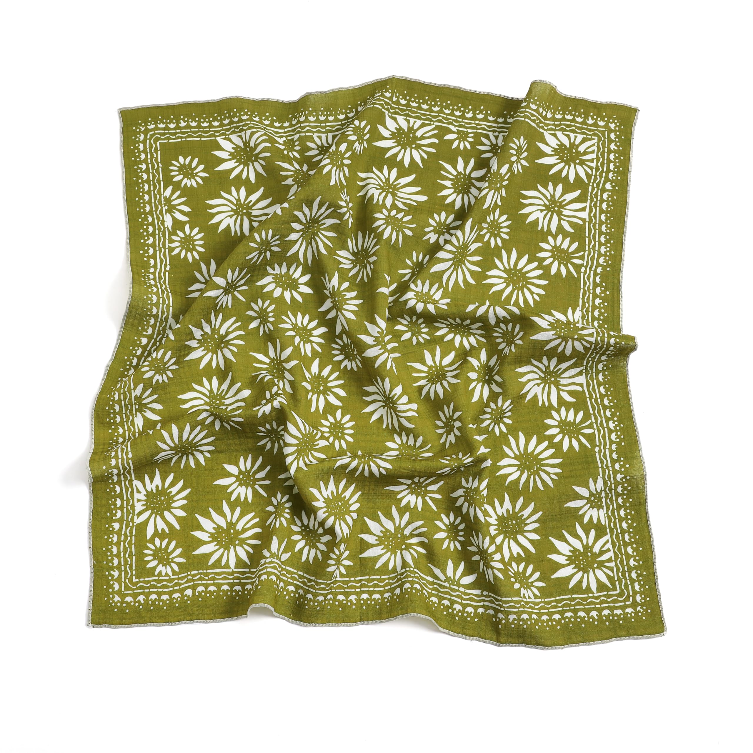STARWHISPER Bandana multicolor de algodón de 22 x 22 pulgadas para mujeres y hombres, diadema multiusos para el pelo, bufanda protectora