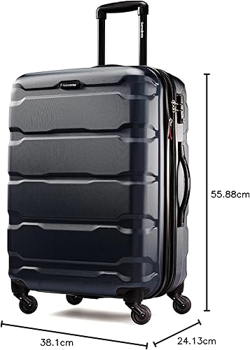 Vista 187 de Samsonite Omni PC - Maleta extensible rígida, verde azulado