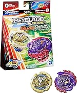 Beyblade Burst QuadDrive Berserk Balderov B7 and Cyclone Belfyre B7 Spinning Top Dual Pack Battling Game Top Toy