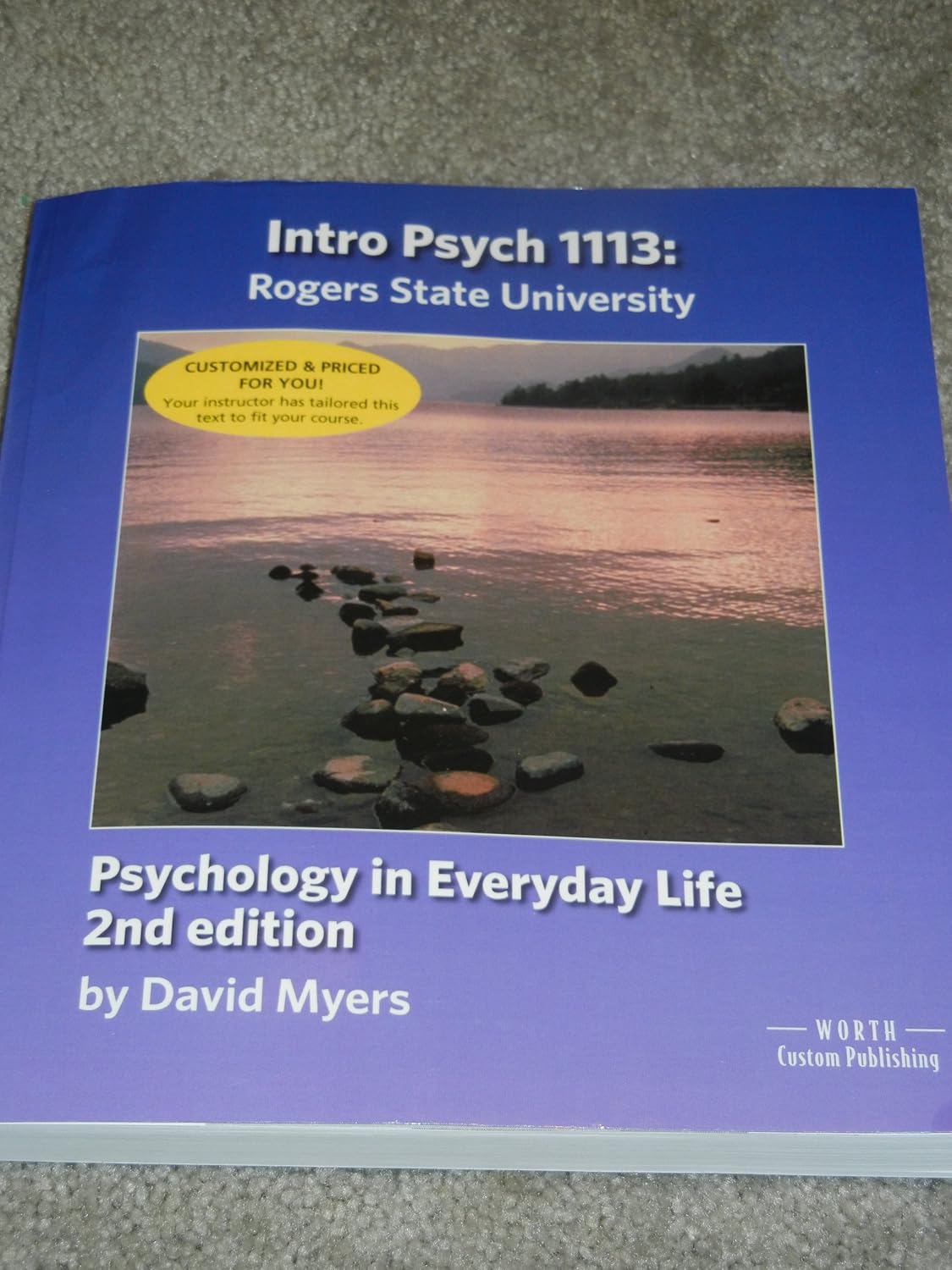 Psychology in Everyday Life (2nd Ed.) (RSU Edition): David G. Myers: 9781464131387: Amazon.com ...