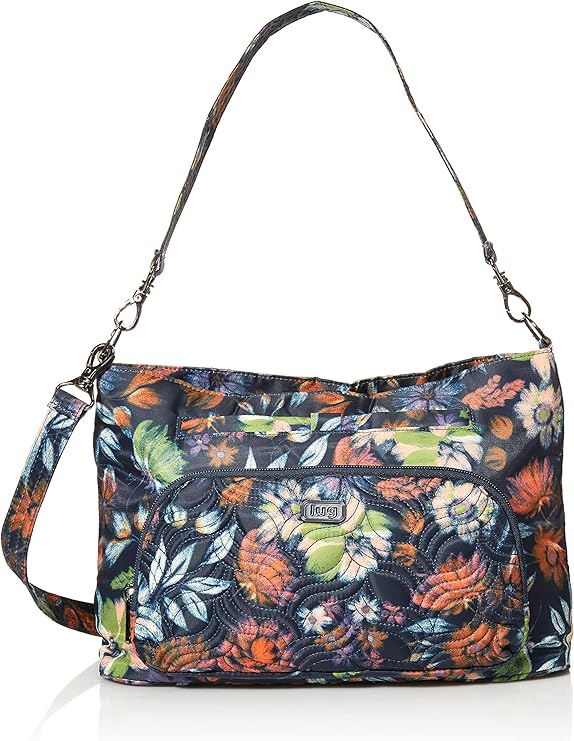 Lug Women's RFID Shoulder Bag with 2 StrapsSamba XL, Bloom
